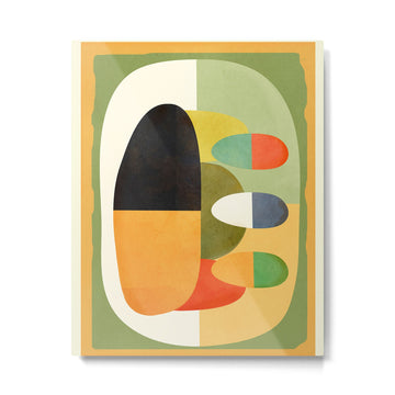 Modern Abstract Geometric Art 26 Metal Print | TeksDecor