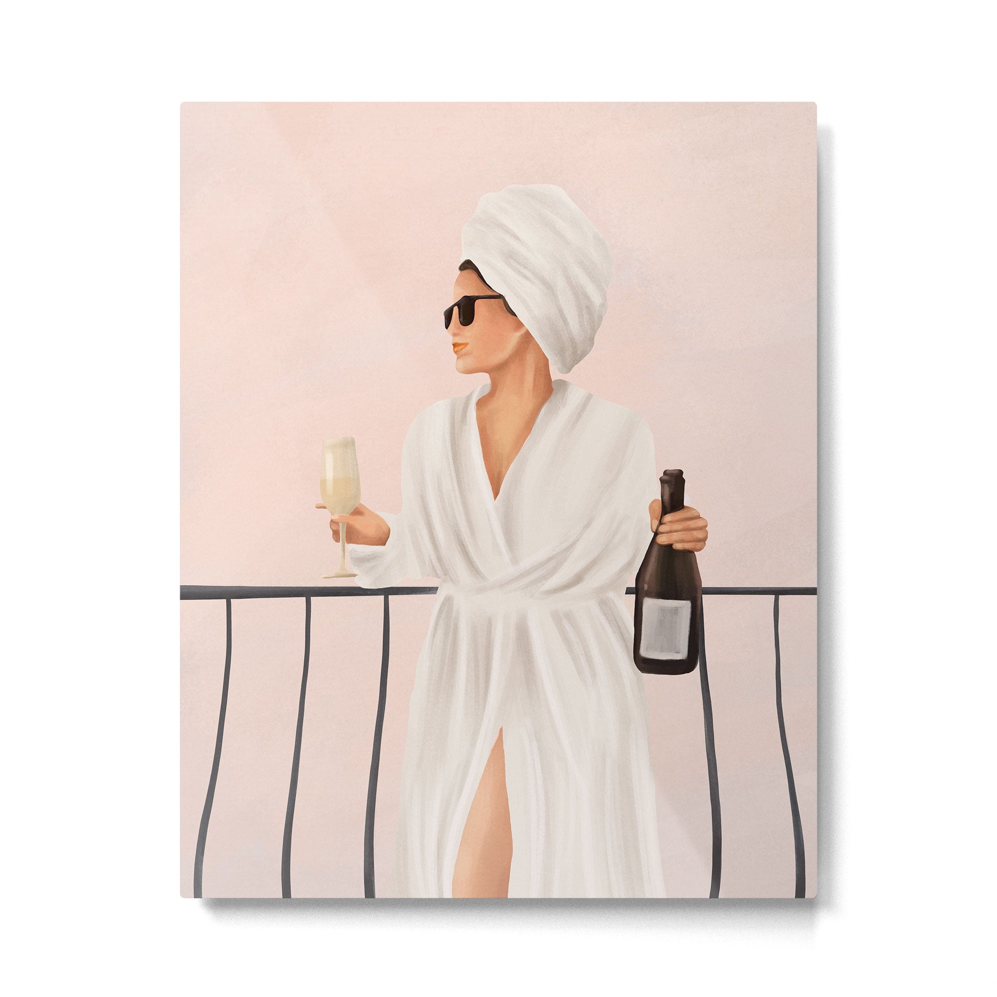 Morning Wine II Metal Print | TeksDecor
