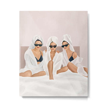 Morning with a friend II Metal Print | TeksDecor