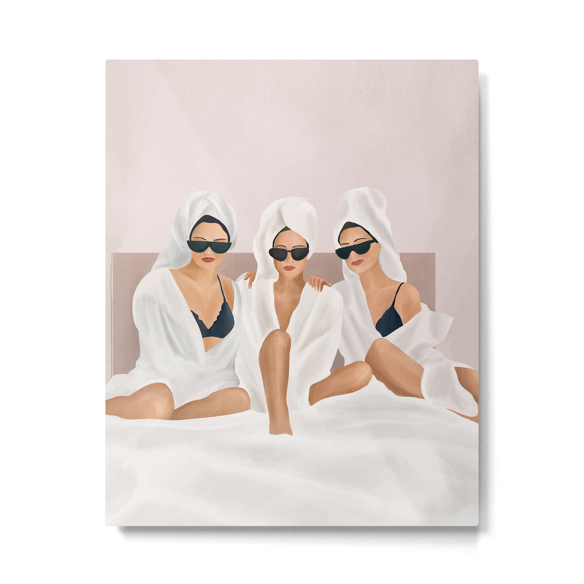 Morning with a friend II Metal Print | TeksDecor