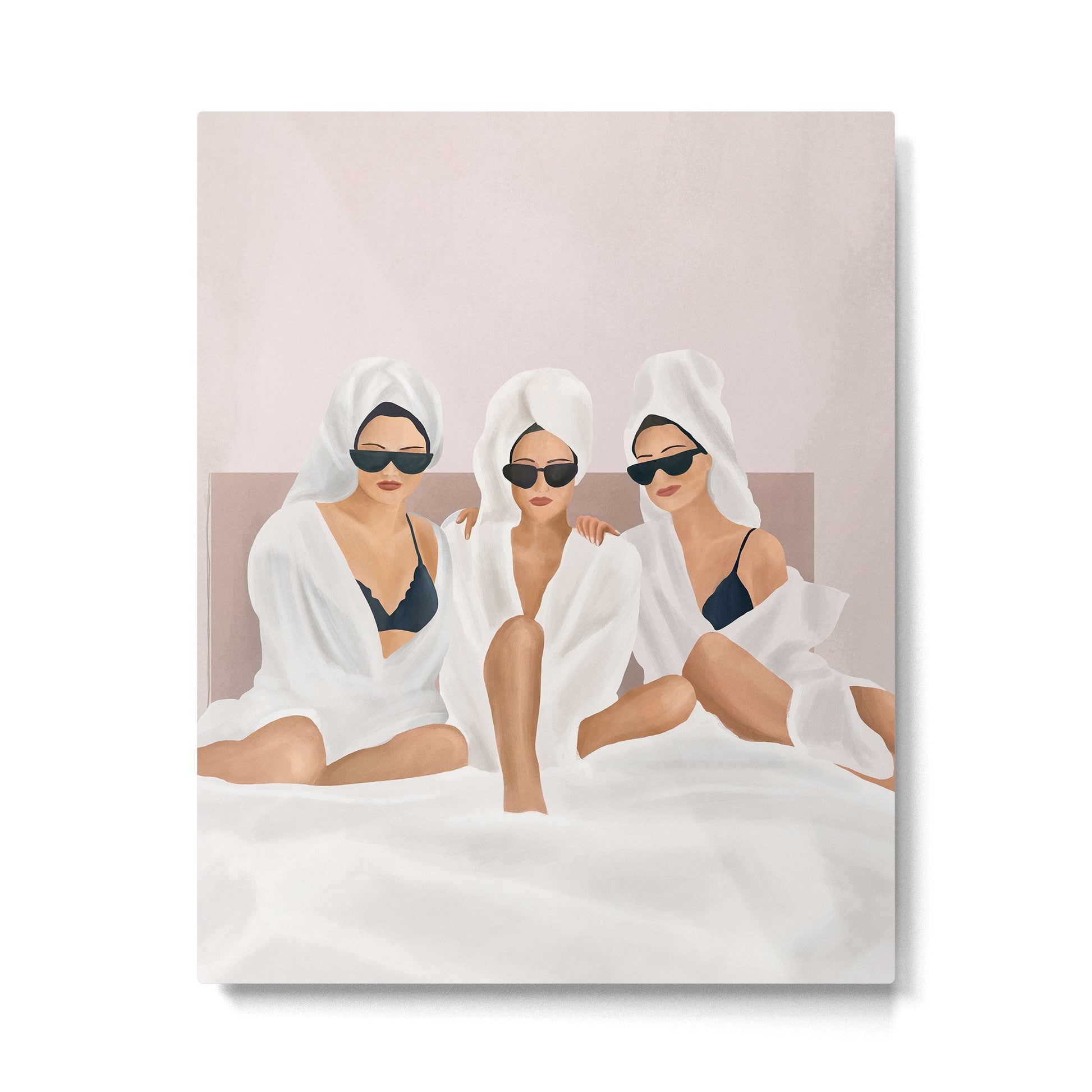 Morning with a friend II Metal Print | TeksDecor