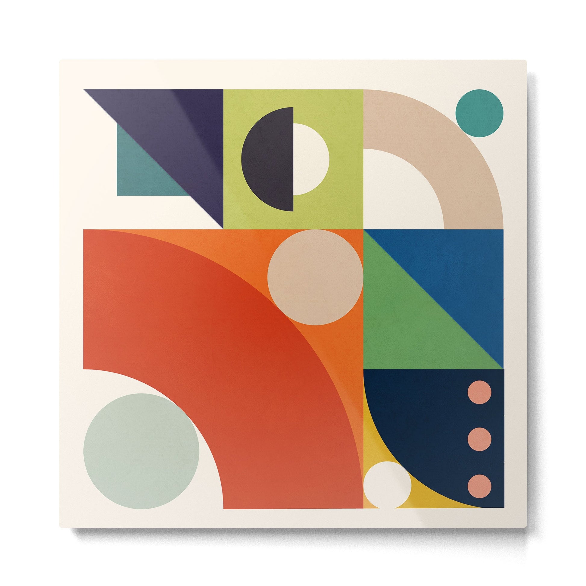 Roud Flow No 1 Metal Print | TeksDecor
