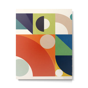 Roud Flow No 1 Metal Print | TeksDecor