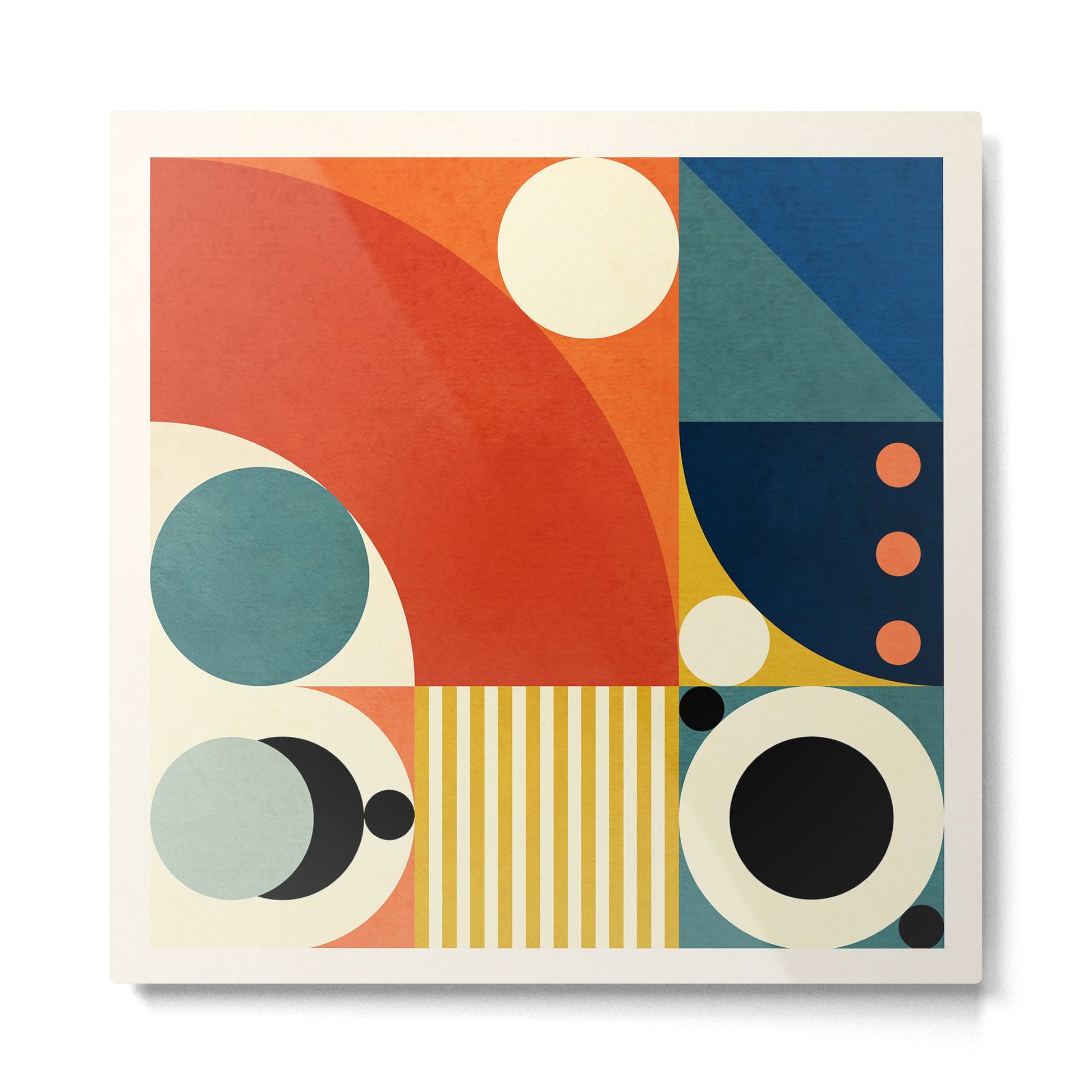 Roud Flow No 3 Metal Print | TeksDecor