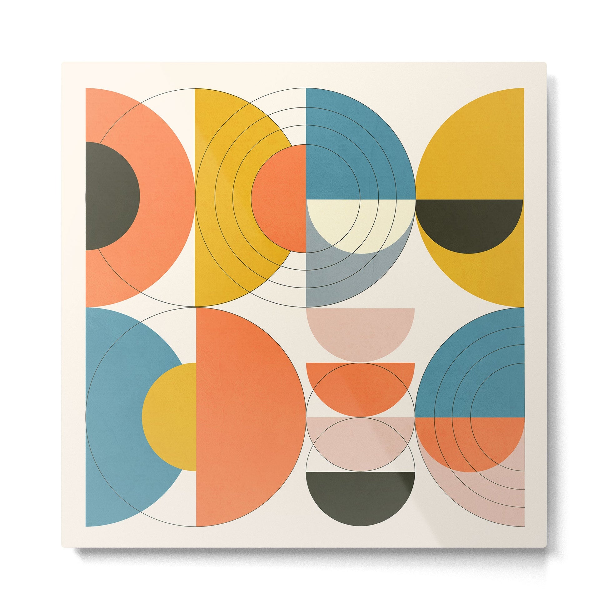 Roud Flow No. 7 Metal Print | TeksDecor