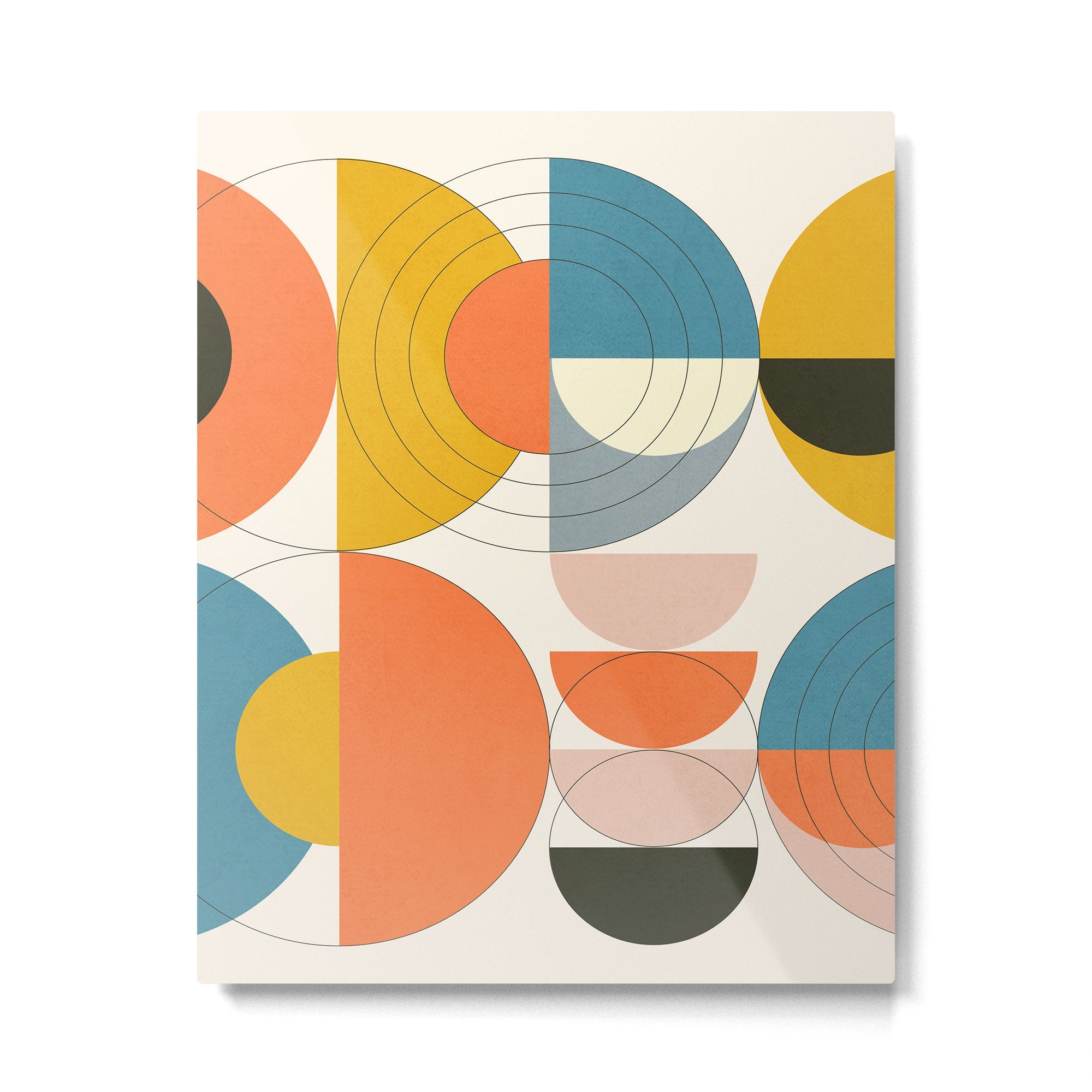 Roud Flow No. 7 Metal Print | TeksDecor