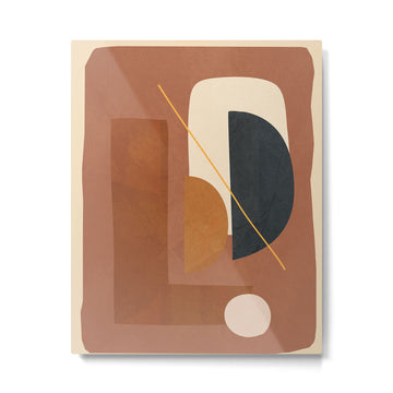 Shape Curve 31 Metal Print | TeksDecor