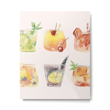 Summer Cocktails 11 Metal Print | TeksDecor