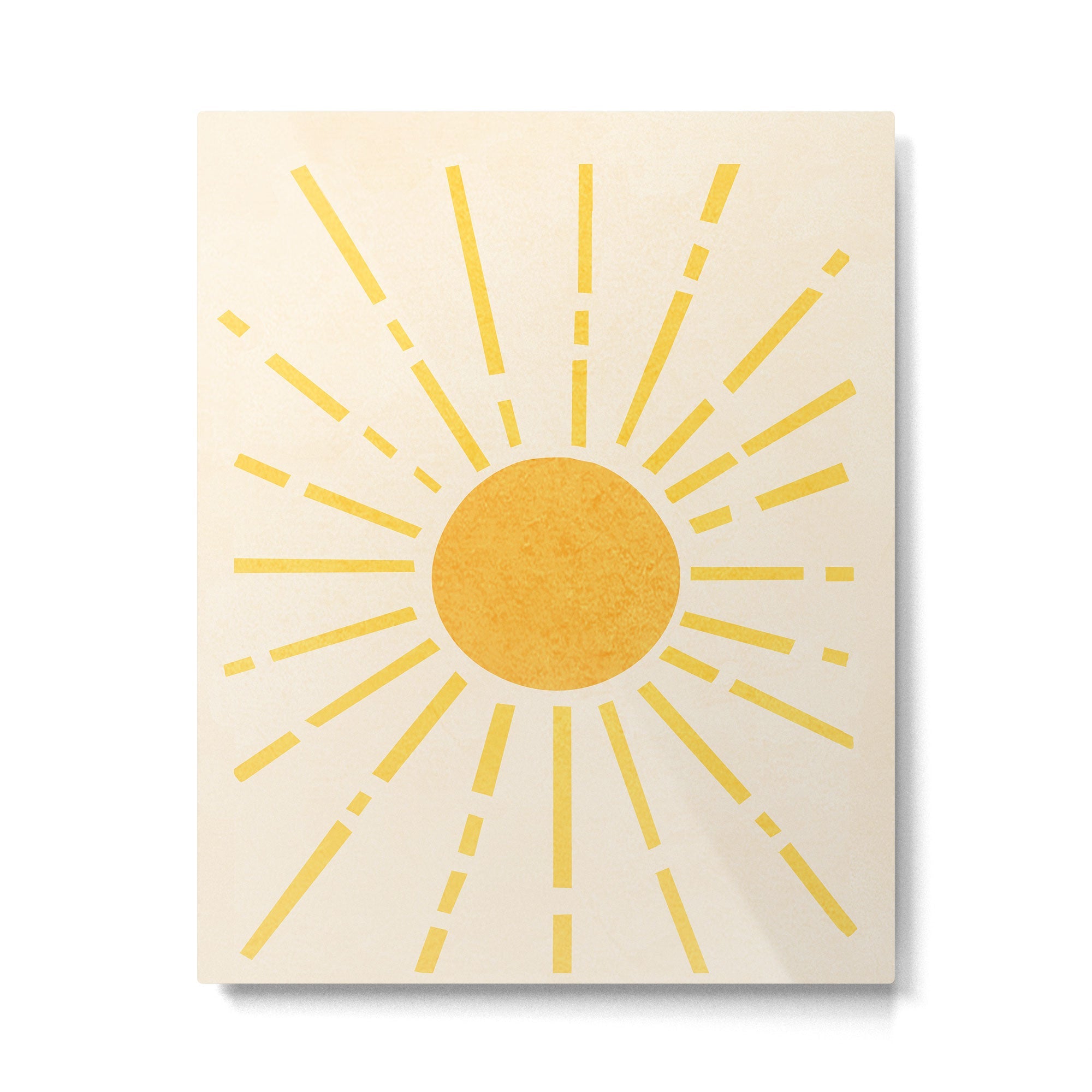 Sun 11 Metal Print | TeksDecor