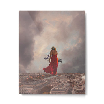 Carrying my Cities wherever I go Metal Print | TeksDecor