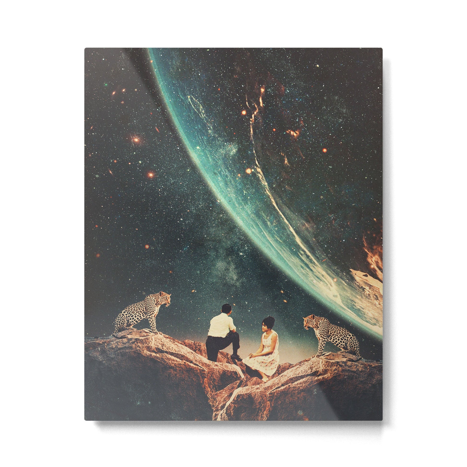 Guardians of our Future Metal Print | TeksDecor