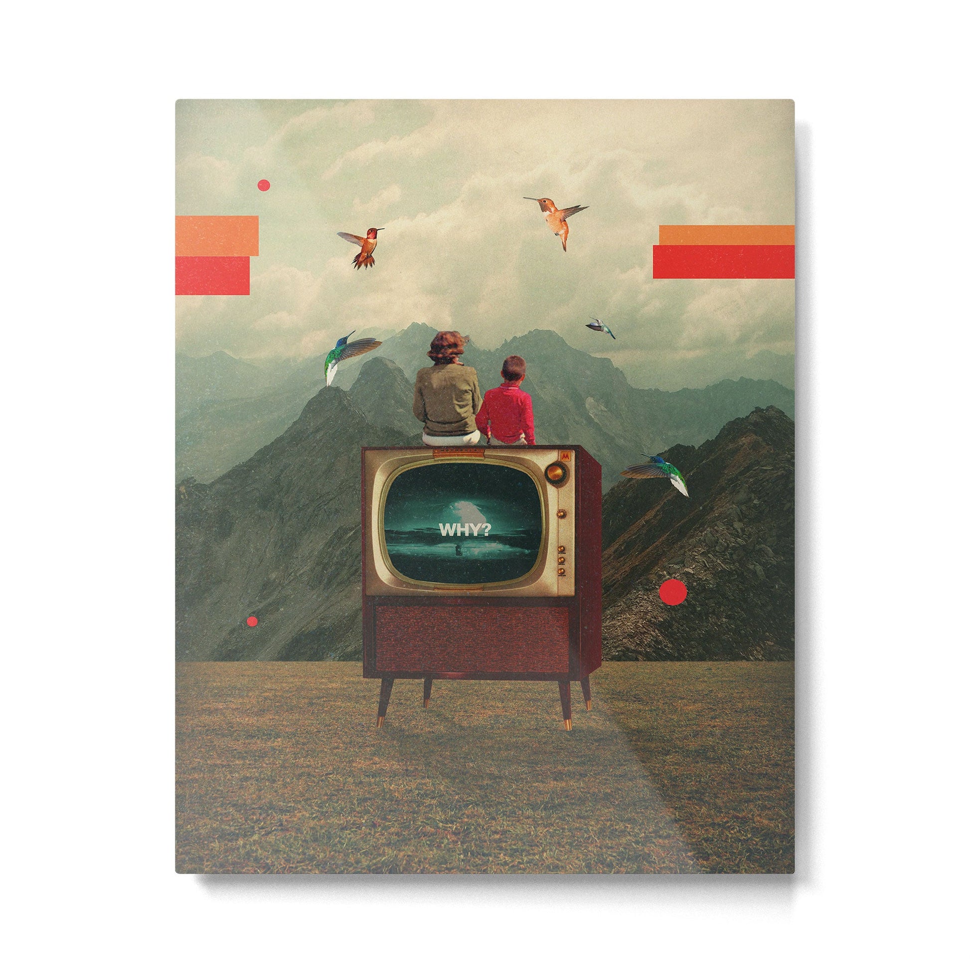 Mother Protect Me from the Sadness of this World Metal Print | TeksDecor