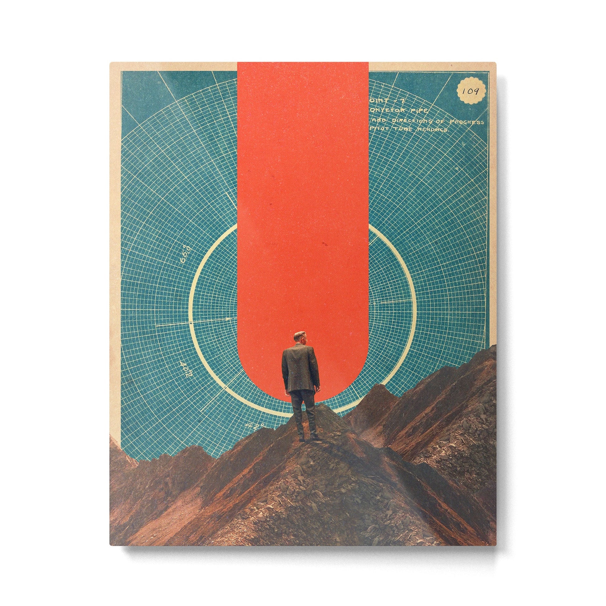 The only Compass is Observance Metal Print | TeksDecor