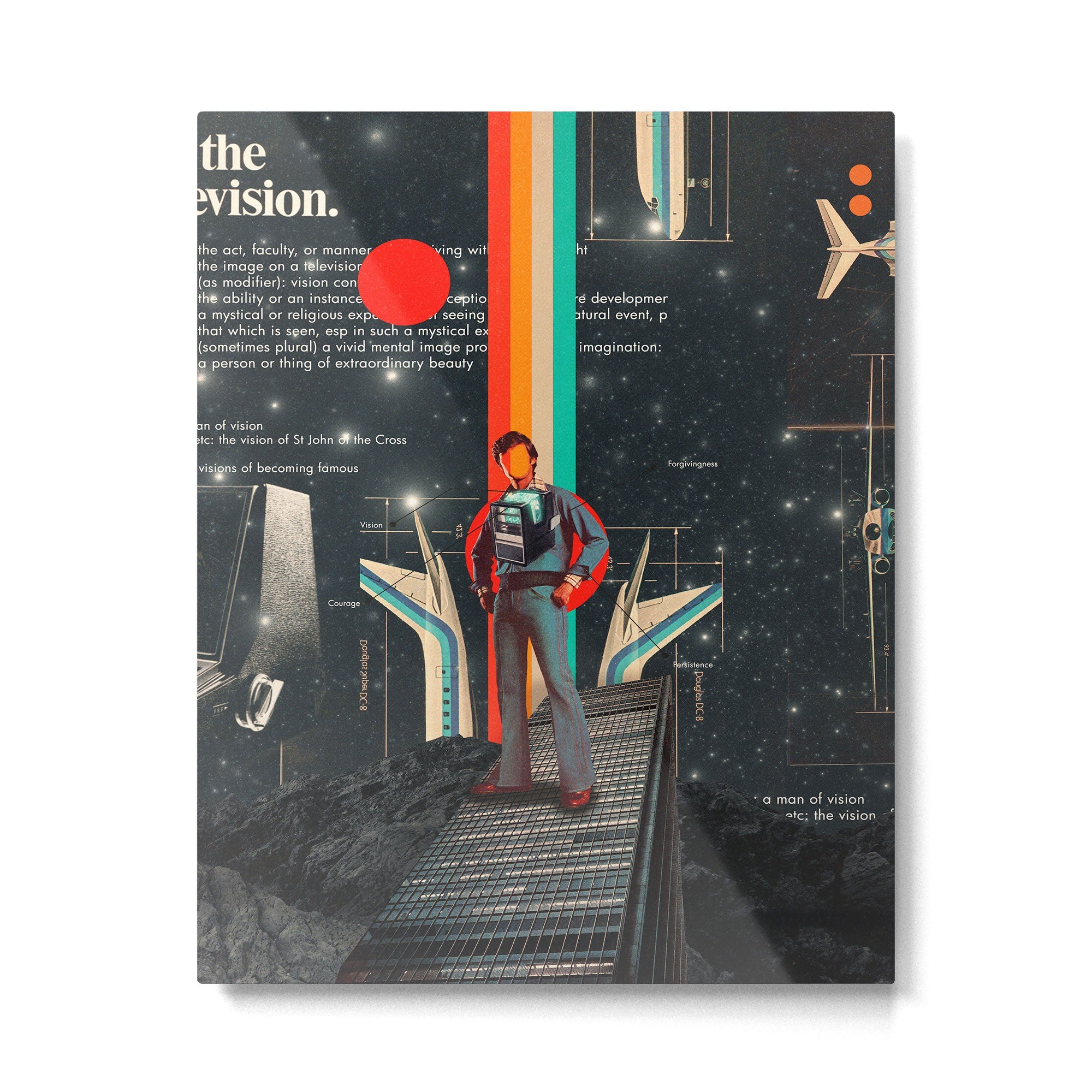 The Visionary Metal Print | TeksDecor