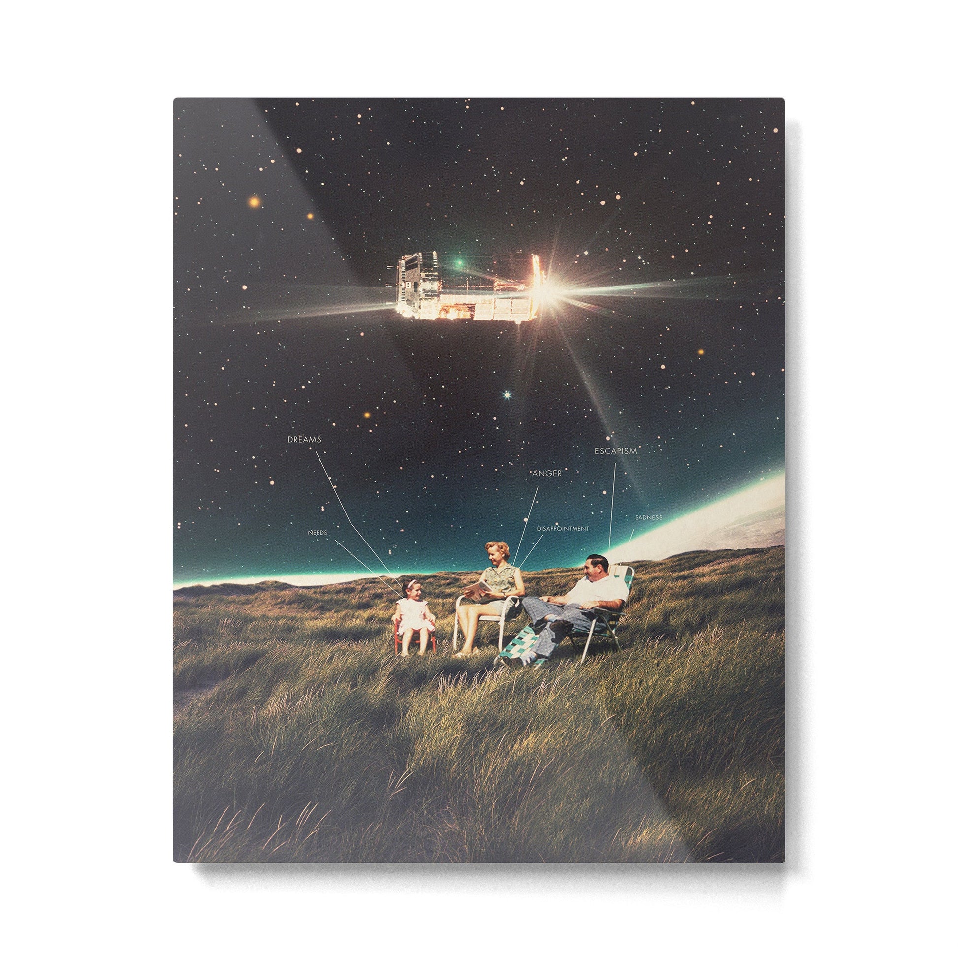 They know What We are thinking Metal Print | TeksDecor