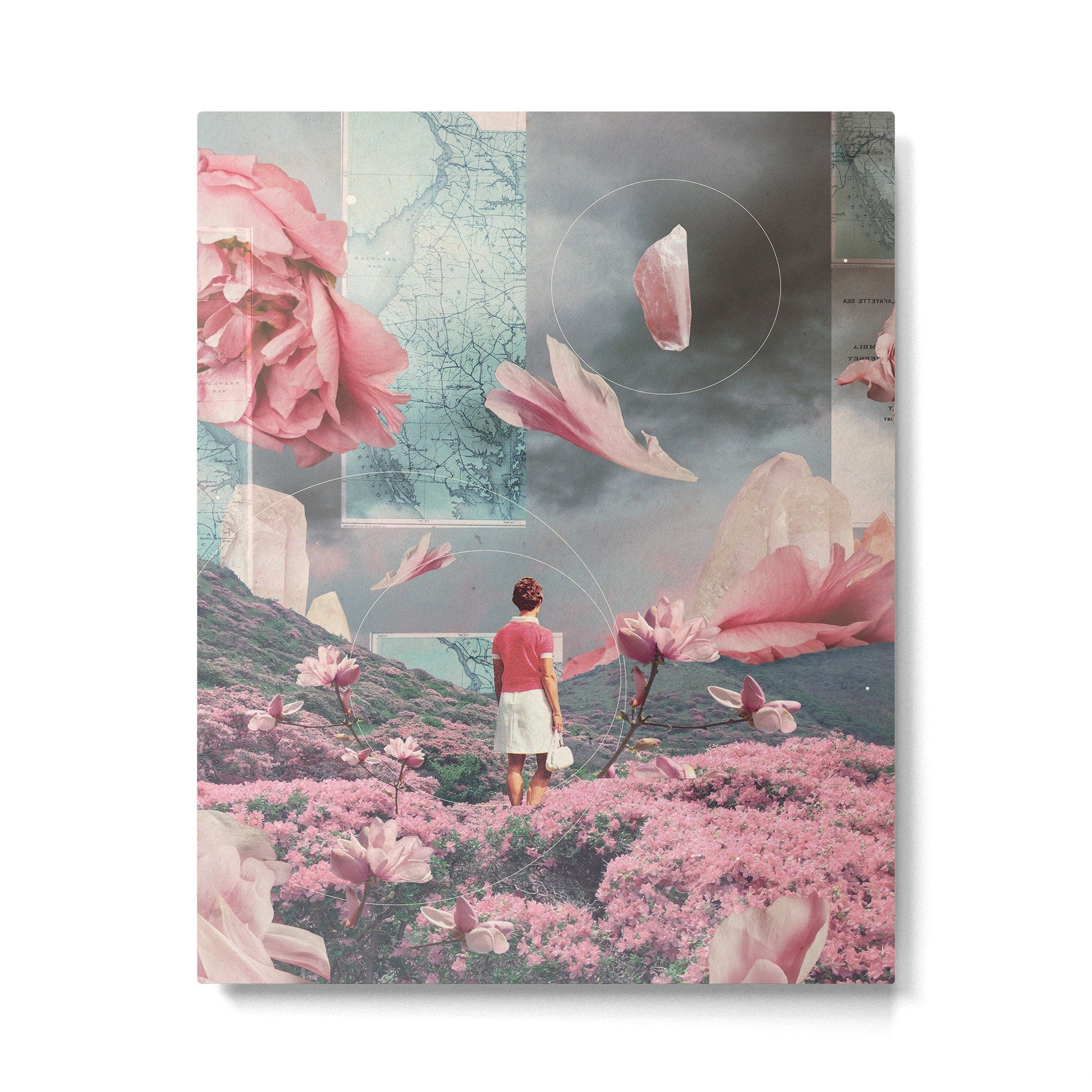 Trying to accept the Distance Metal Print | TeksDecor
