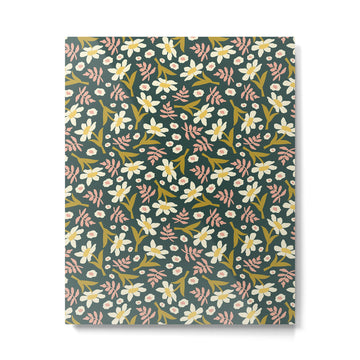 Fall Floral  Metal Print | TeksDecor