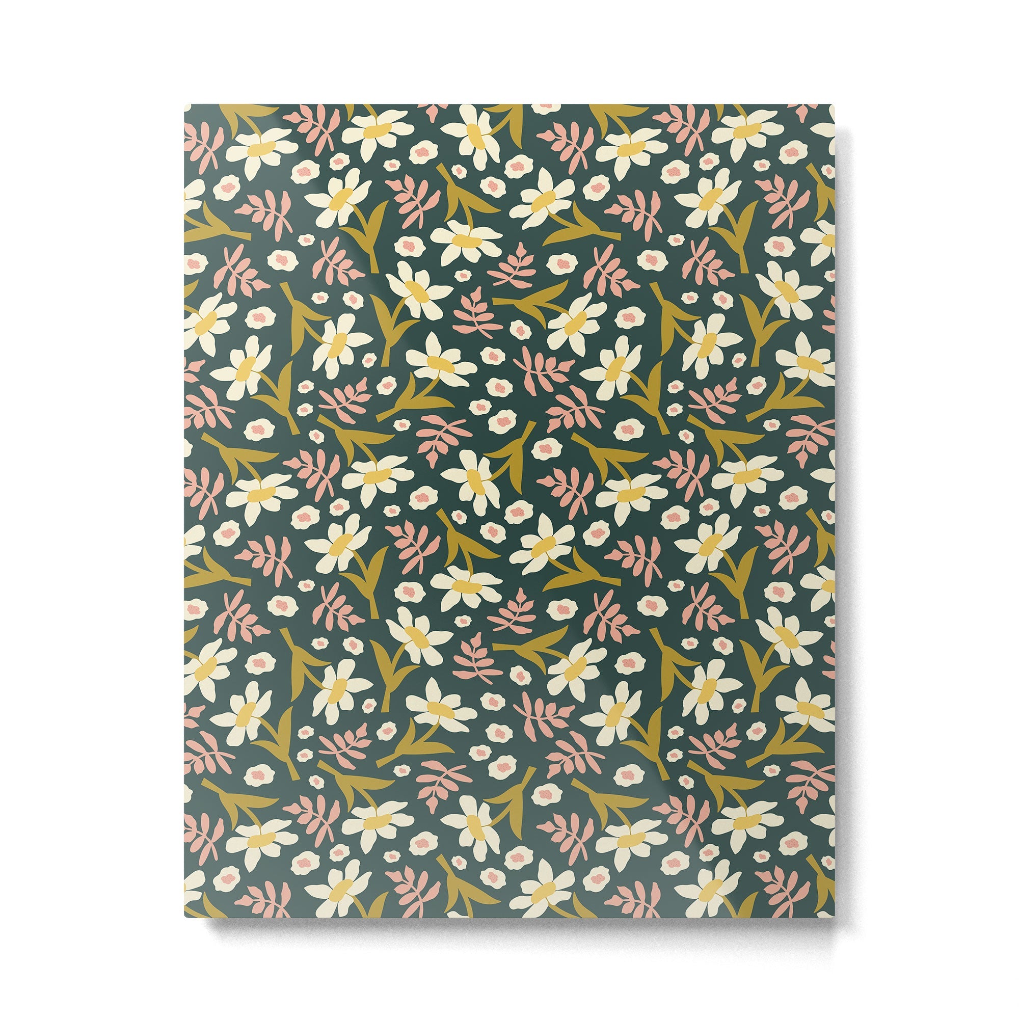 Fall Floral  Metal Print | TeksDecor
