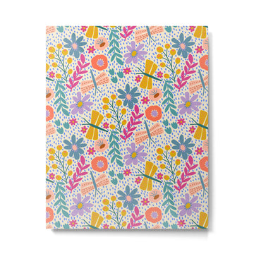 Happy Bloom Metal Print | TeksDecor