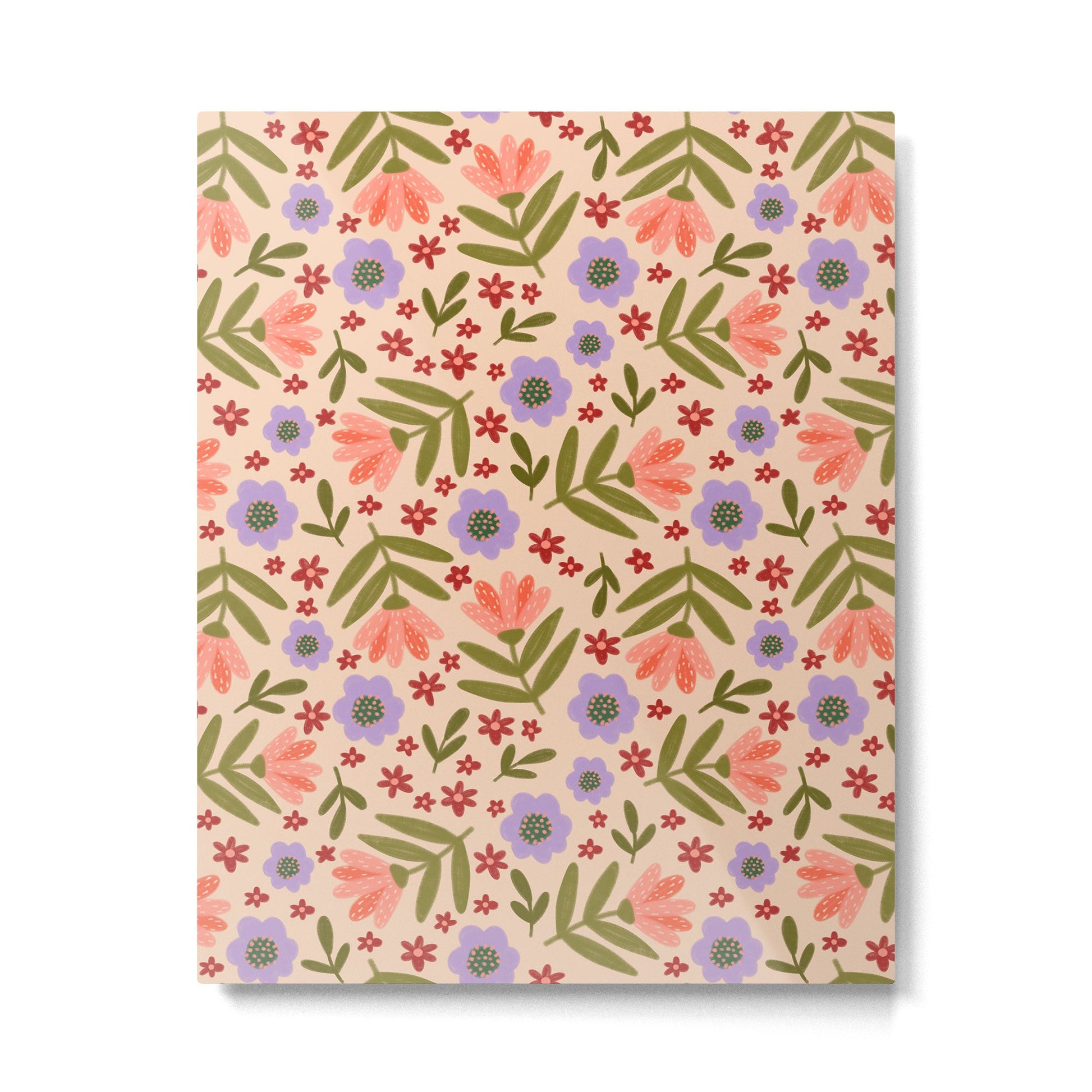 Sweet Floral  Metal Print | TeksDecor