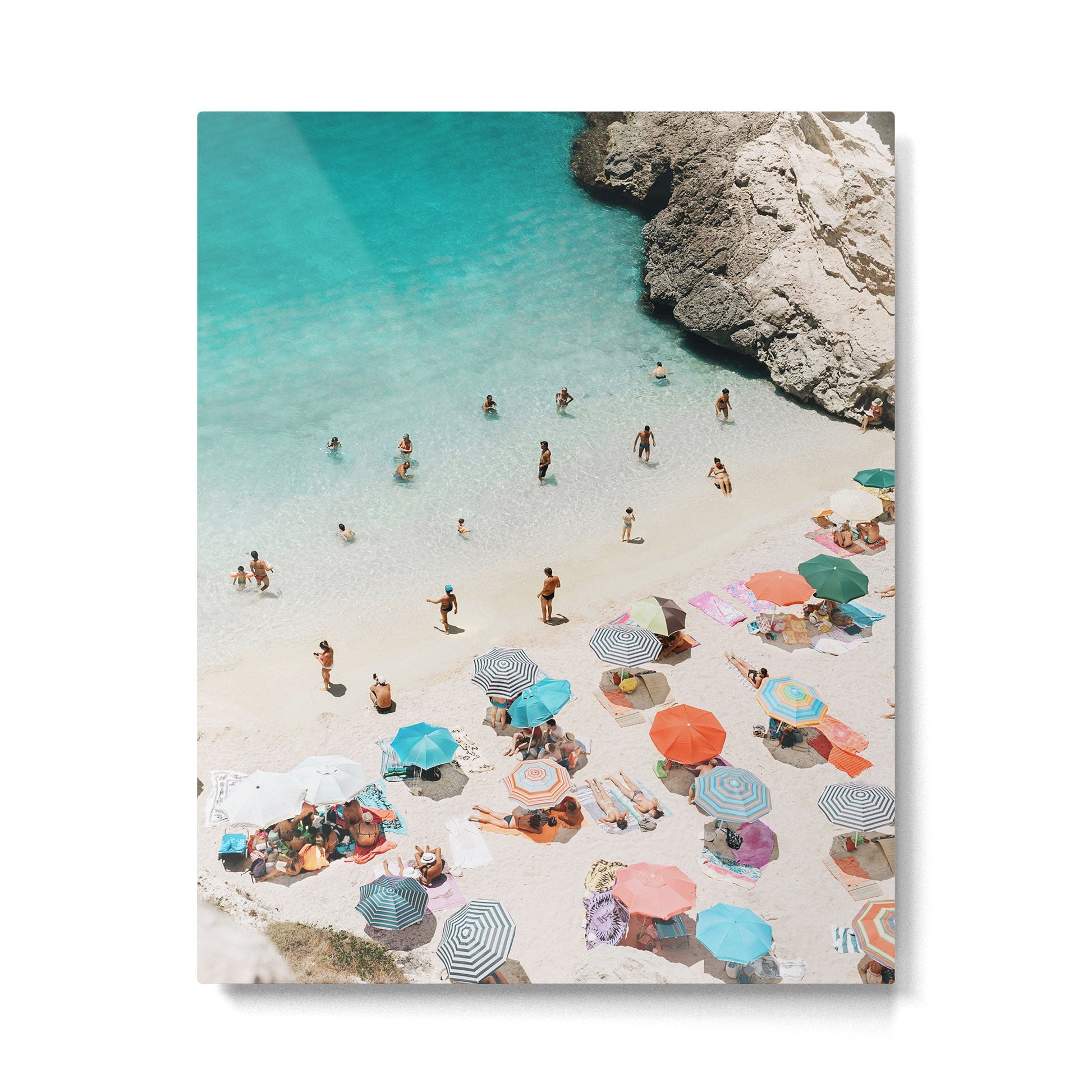 A Day At The Beach Metal Print | TeksDecor