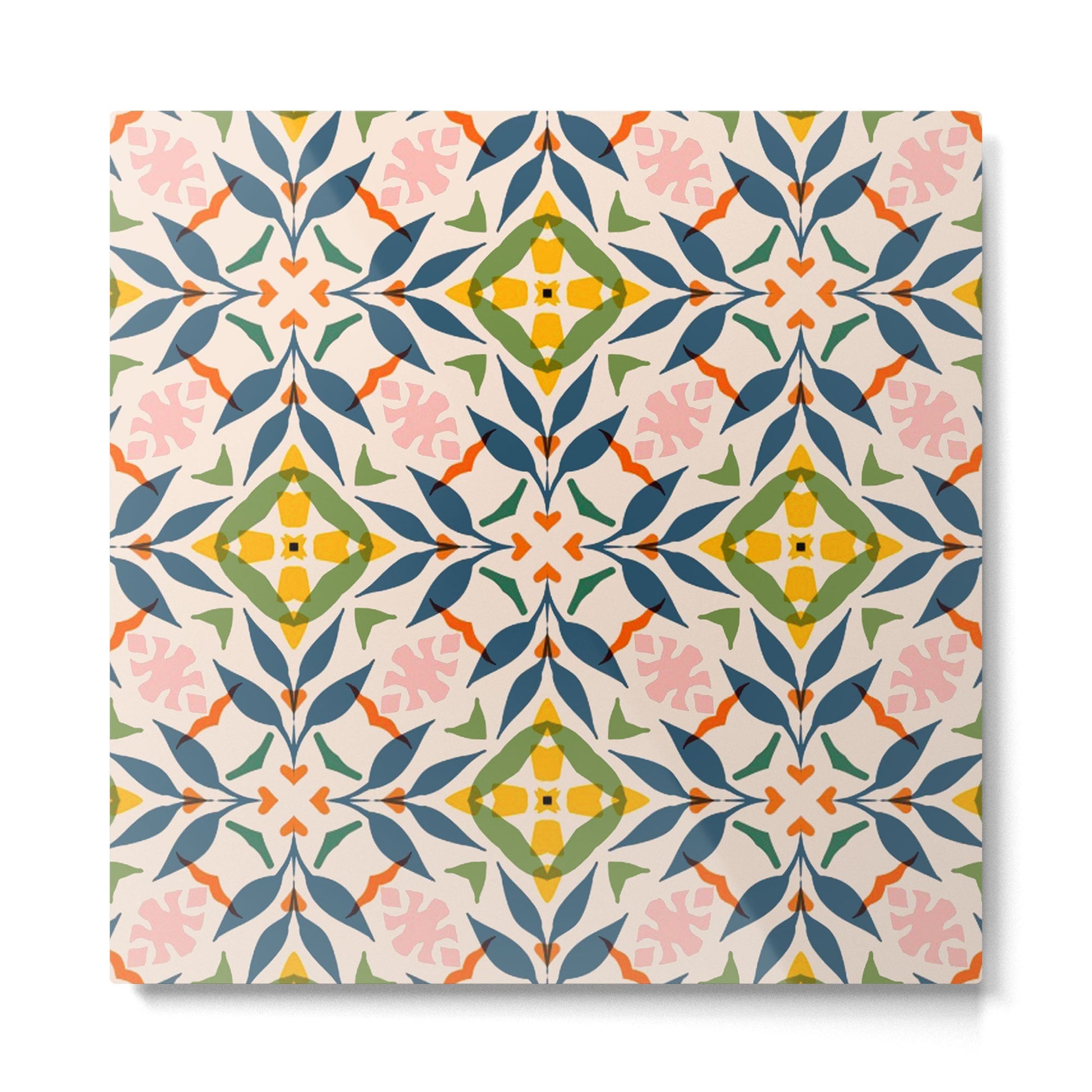 Scandi garden Metal Print | TeksDecor