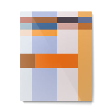 Seasonal Colour Block 2 Metal Print | TeksDecor