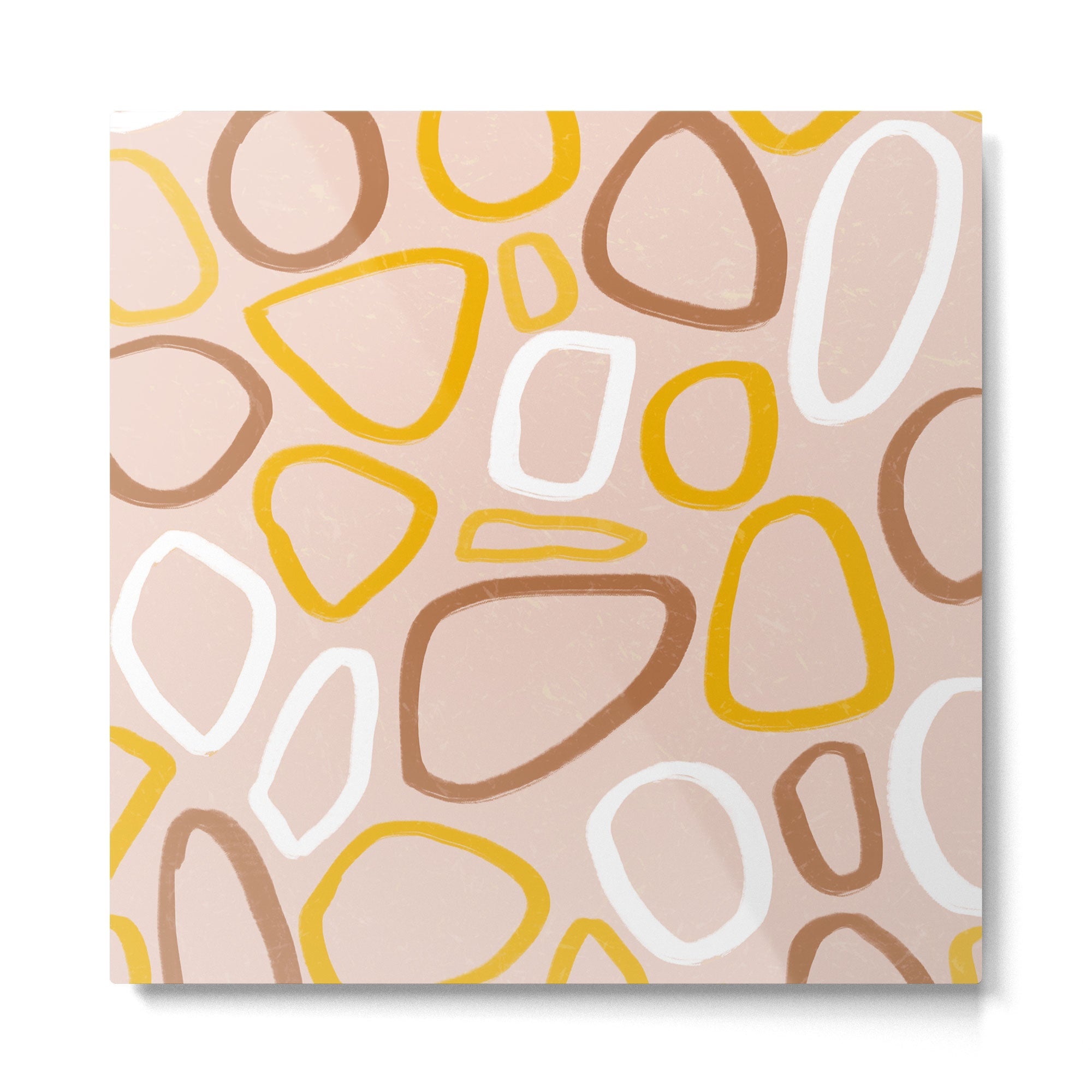 Abstract No.10 Metal Print | TeksDecor