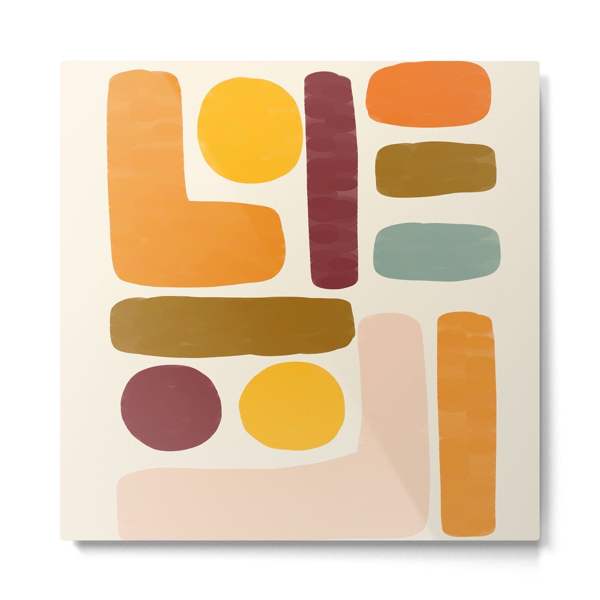 Abstract No.12 Metal Print | TeksDecor