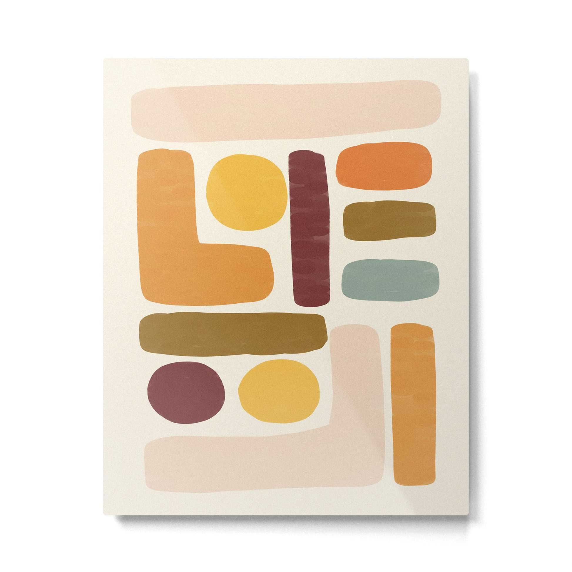Abstract No.12 Metal Print | TeksDecor