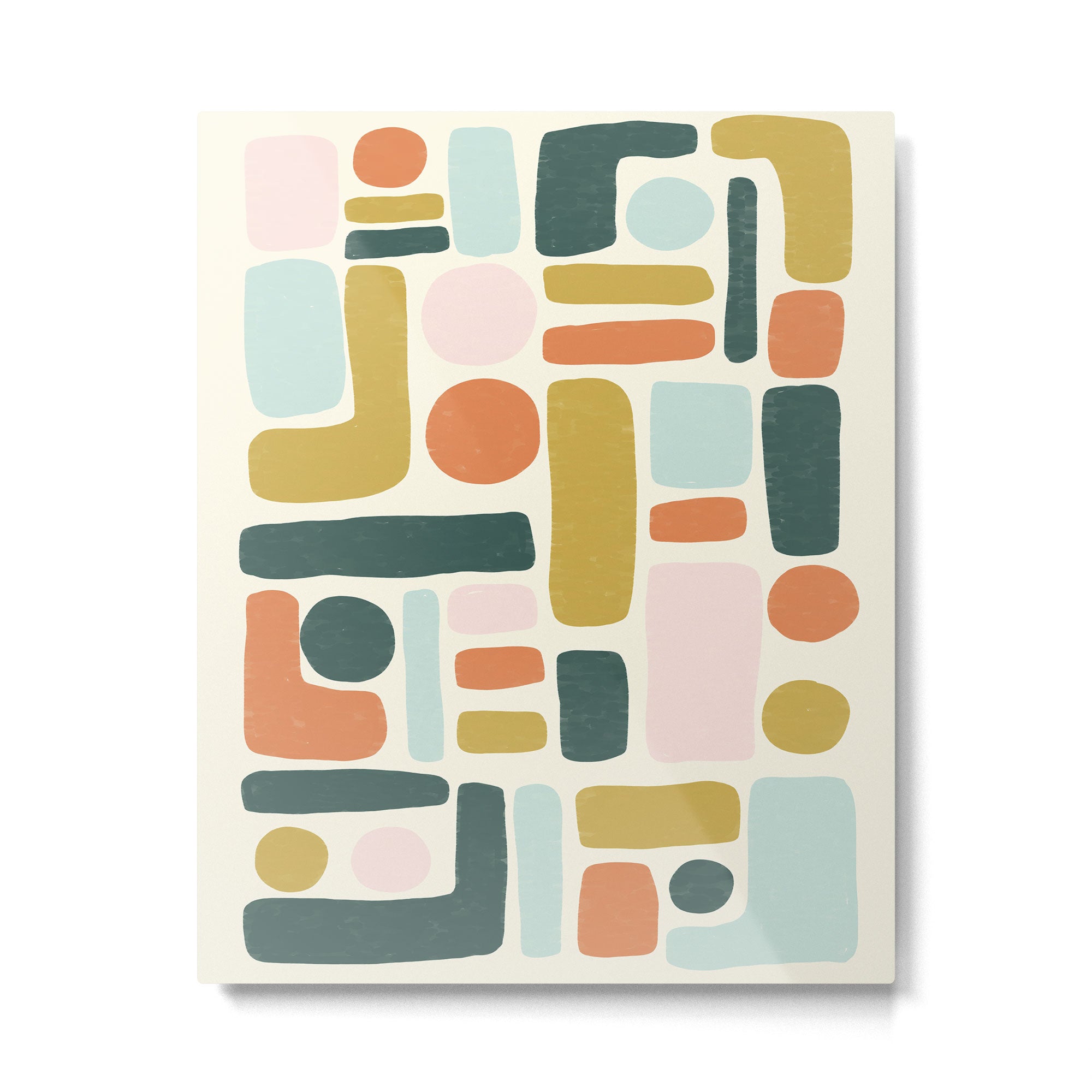 Abstract No.6 Metal Print | TeksDecor