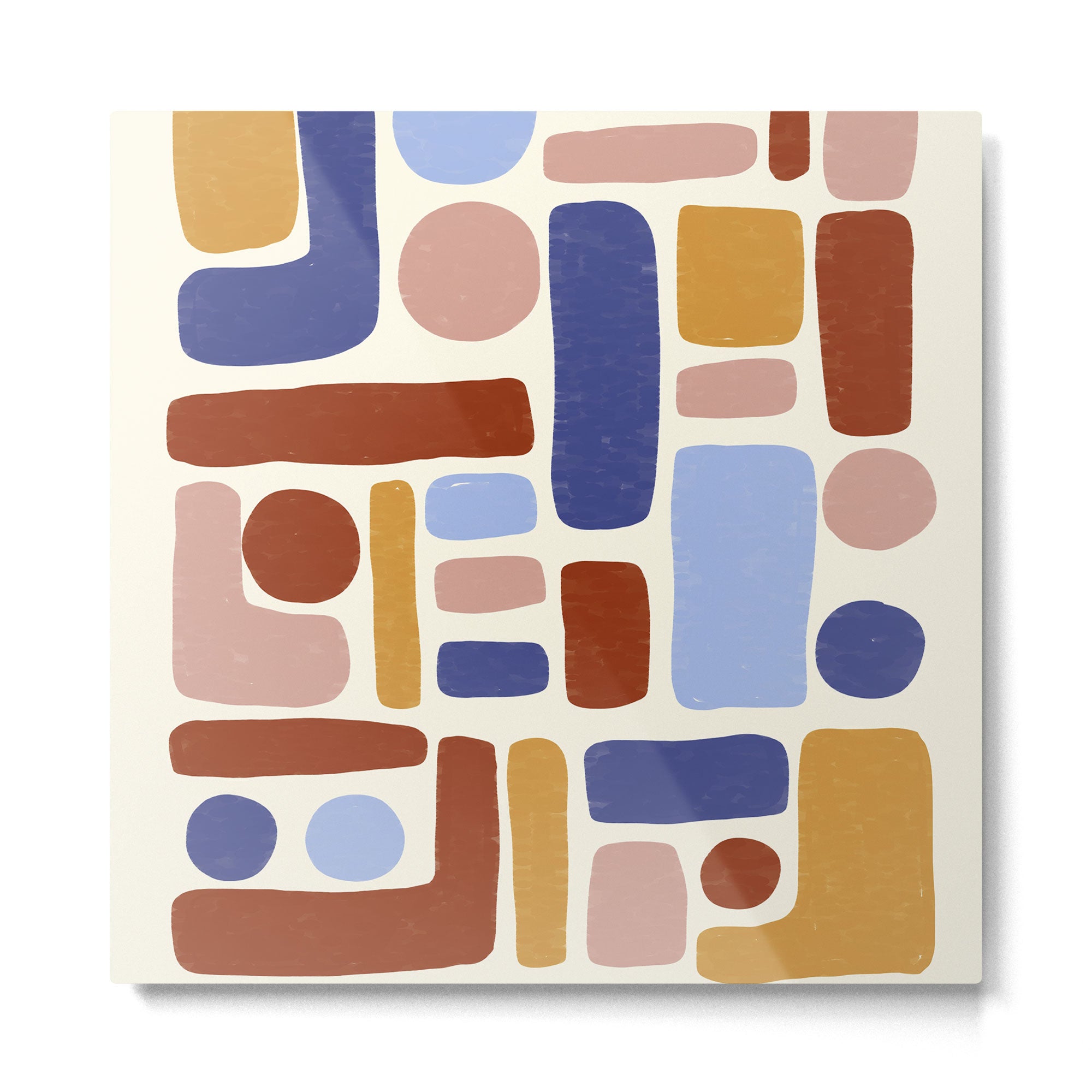 Abstract No.8 Metal Print | TeksDecor