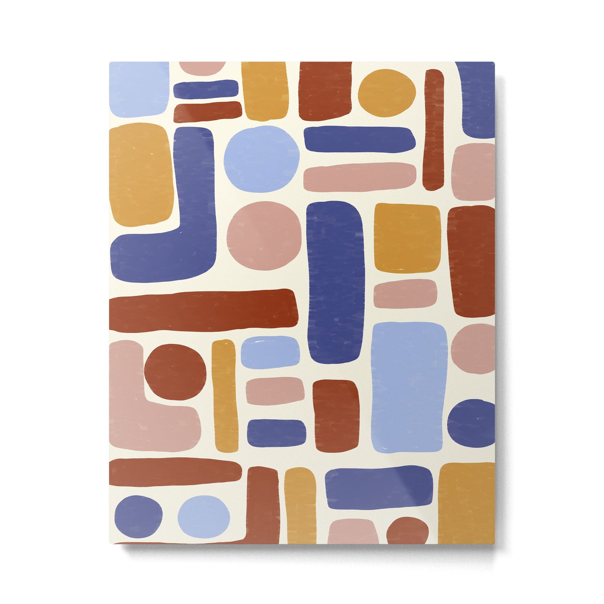 Abstract No.8 Metal Print | TeksDecor