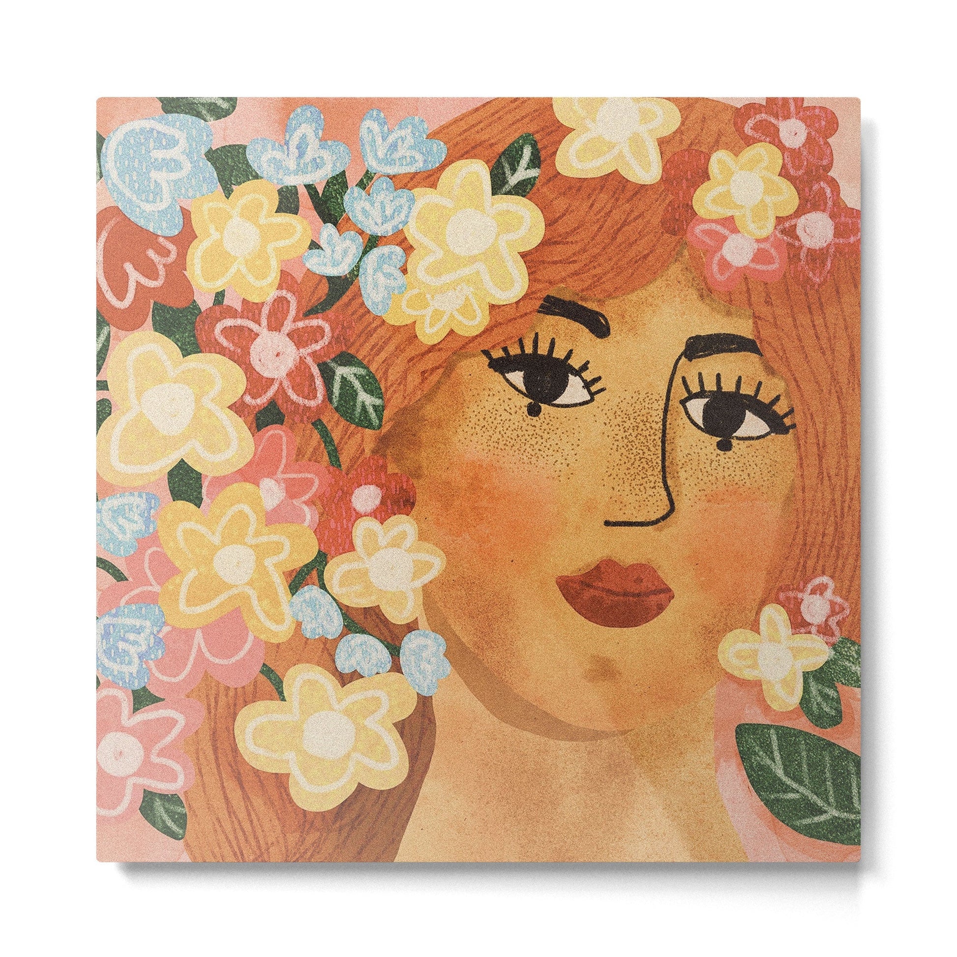Begonia Metal Print | TeksDecor