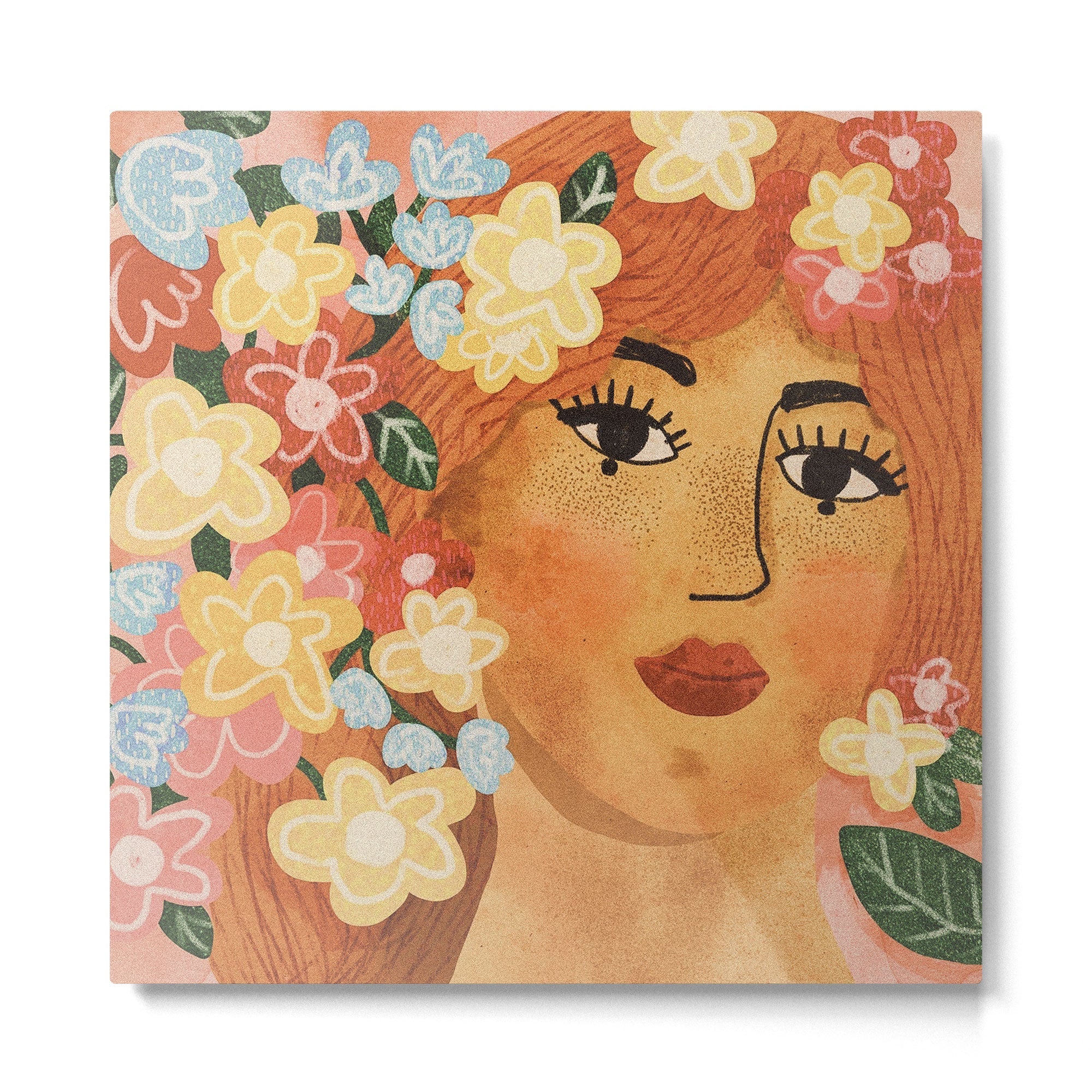Begonia Metal Print | TeksDecor