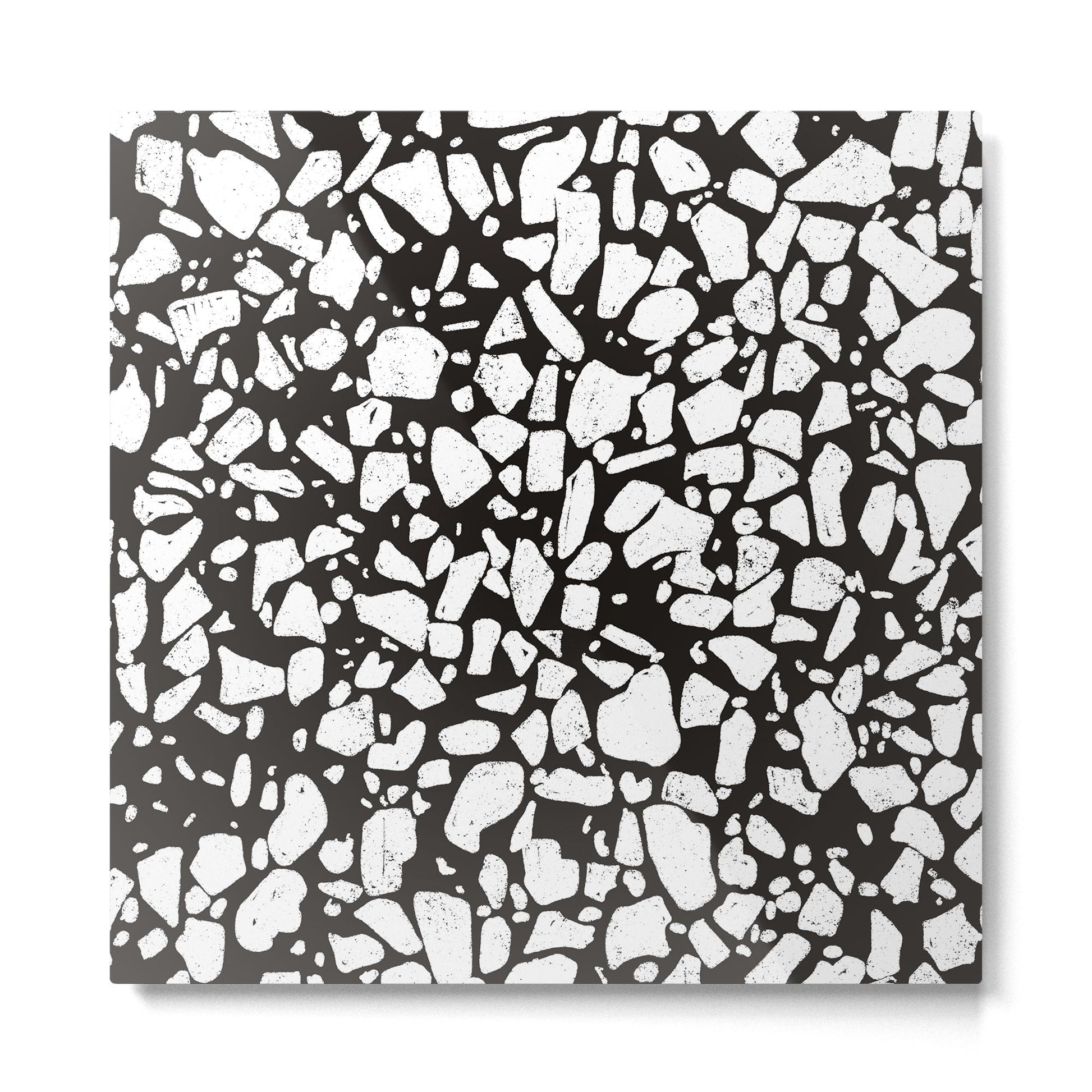 Black marble Metal Print | TeksDecor