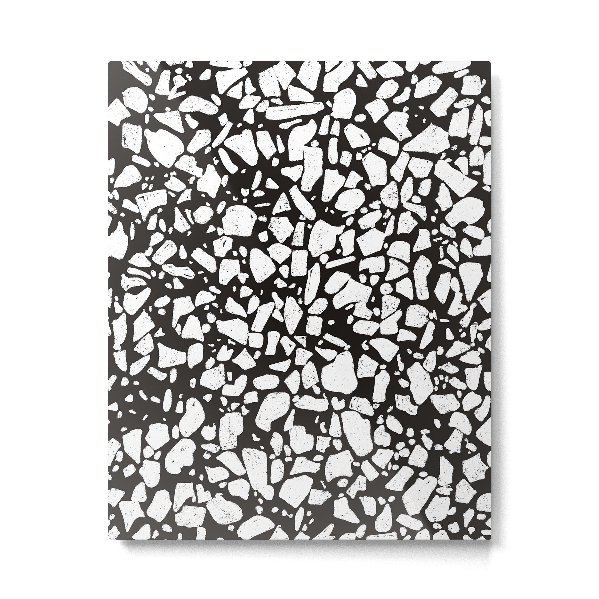 Black marble Metal Print | TeksDecor