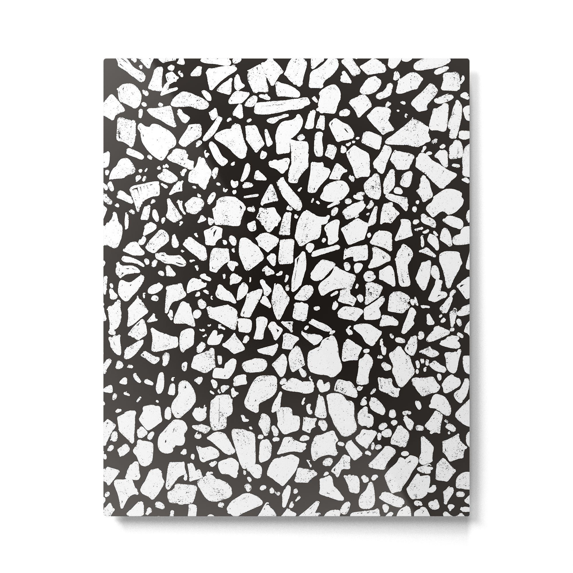 Black marble Metal Print | TeksDecor