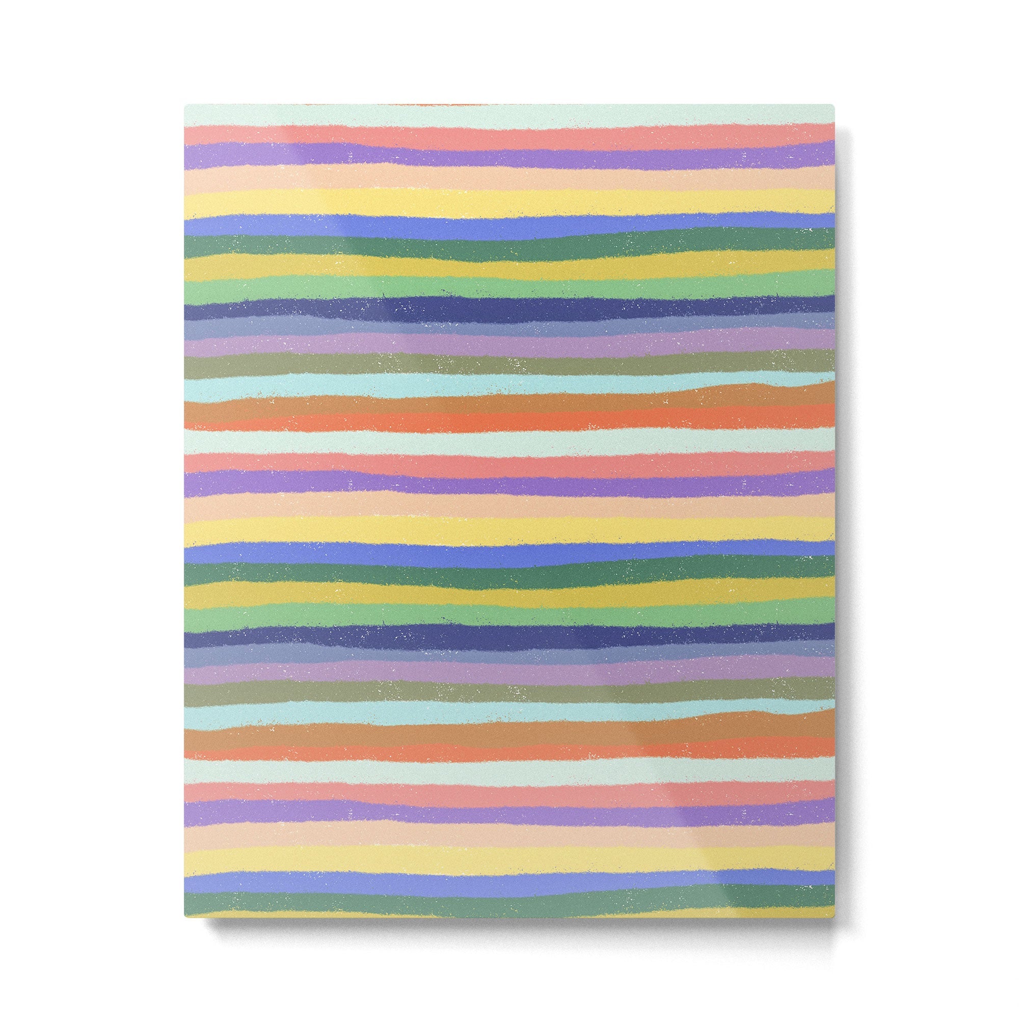 Bright stripes Metal Print | TeksDecor