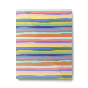 Bright stripes Metal Print | TeksDecor