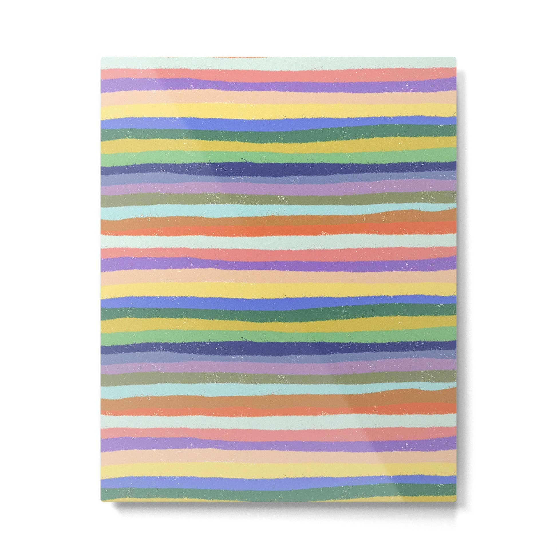 Bright stripes Metal Print | TeksDecor