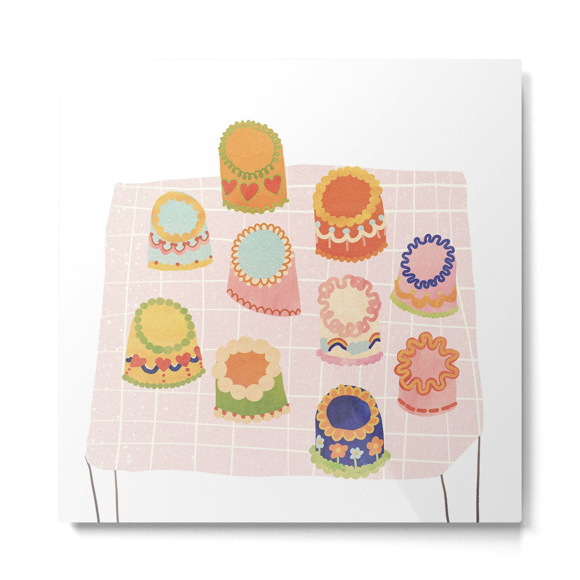 Cake Shop Metal Print | TeksDecor