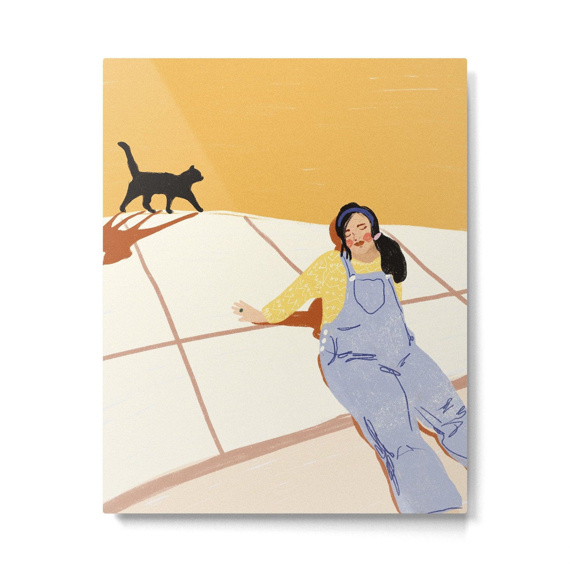 Cat Lover Metal Print | TeksDecor