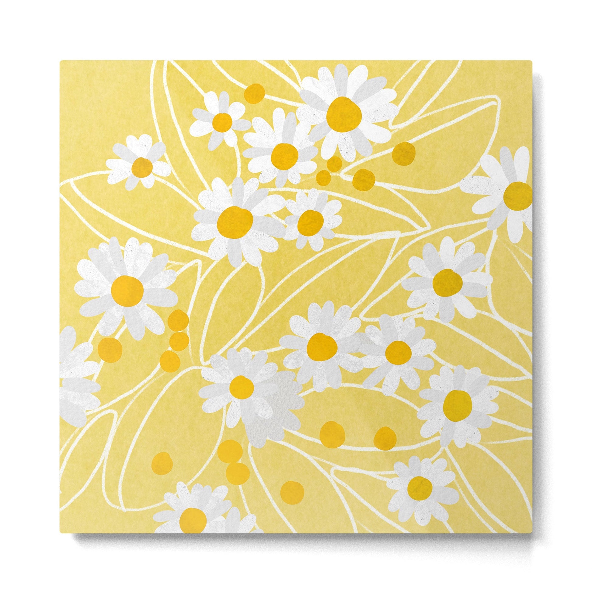 Chamomile Metal Print | TeksDecor