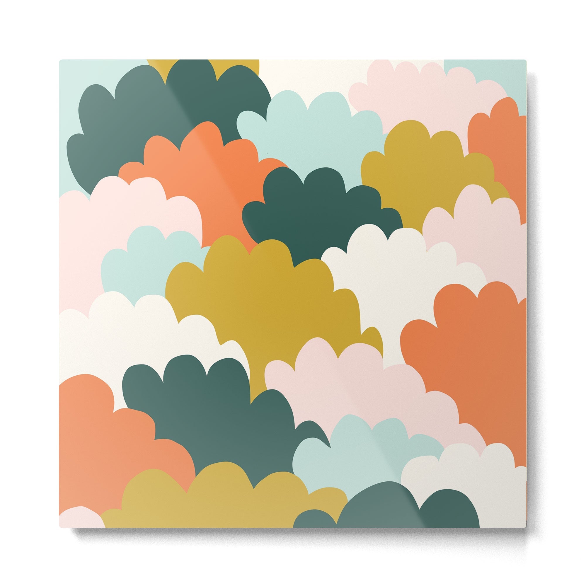 Cloudy Sky No2 Metal Print | TeksDecor