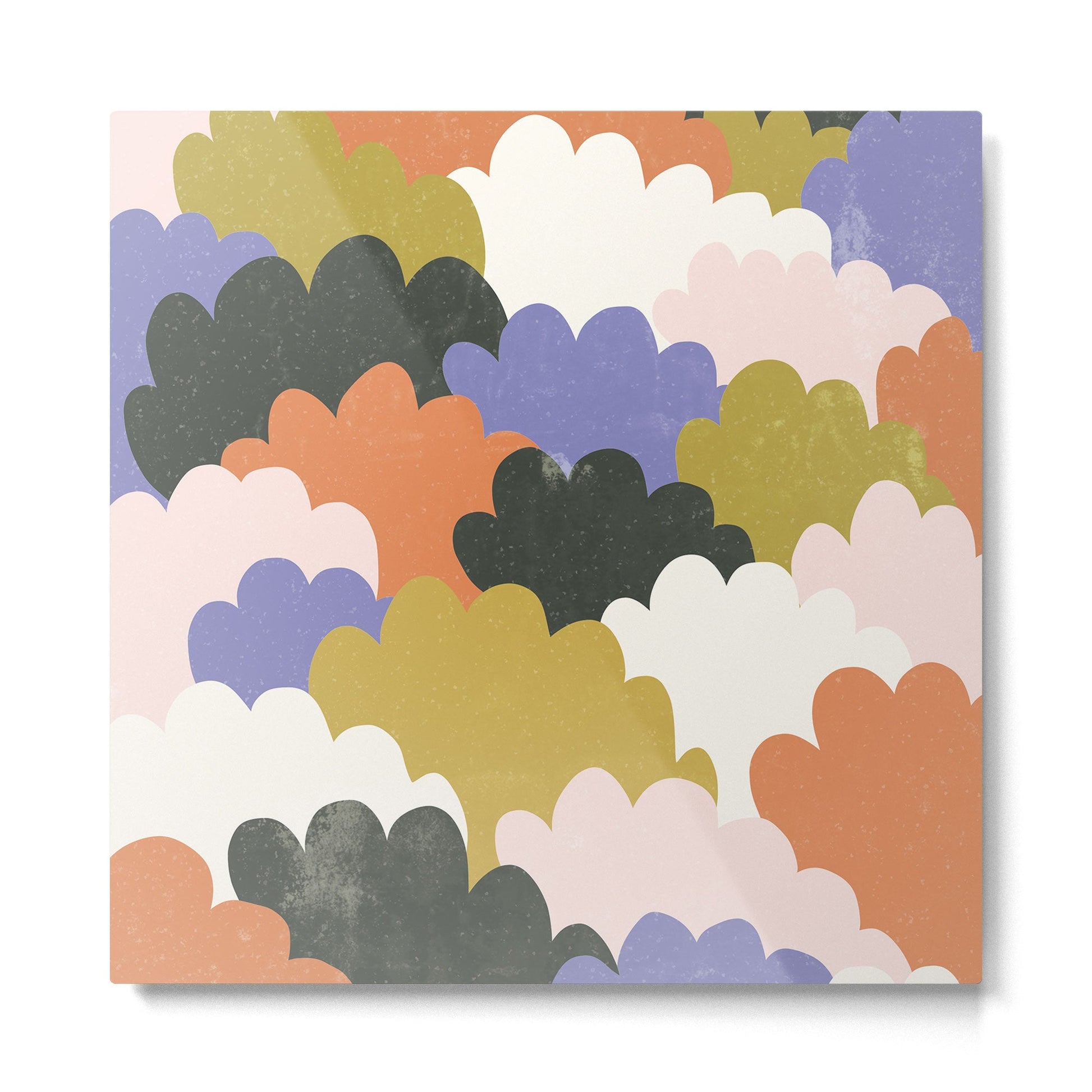 Cloudy Sky Metal Print | TeksDecor