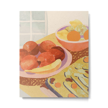 Colorful Dinner Metal Print | TeksDecor
