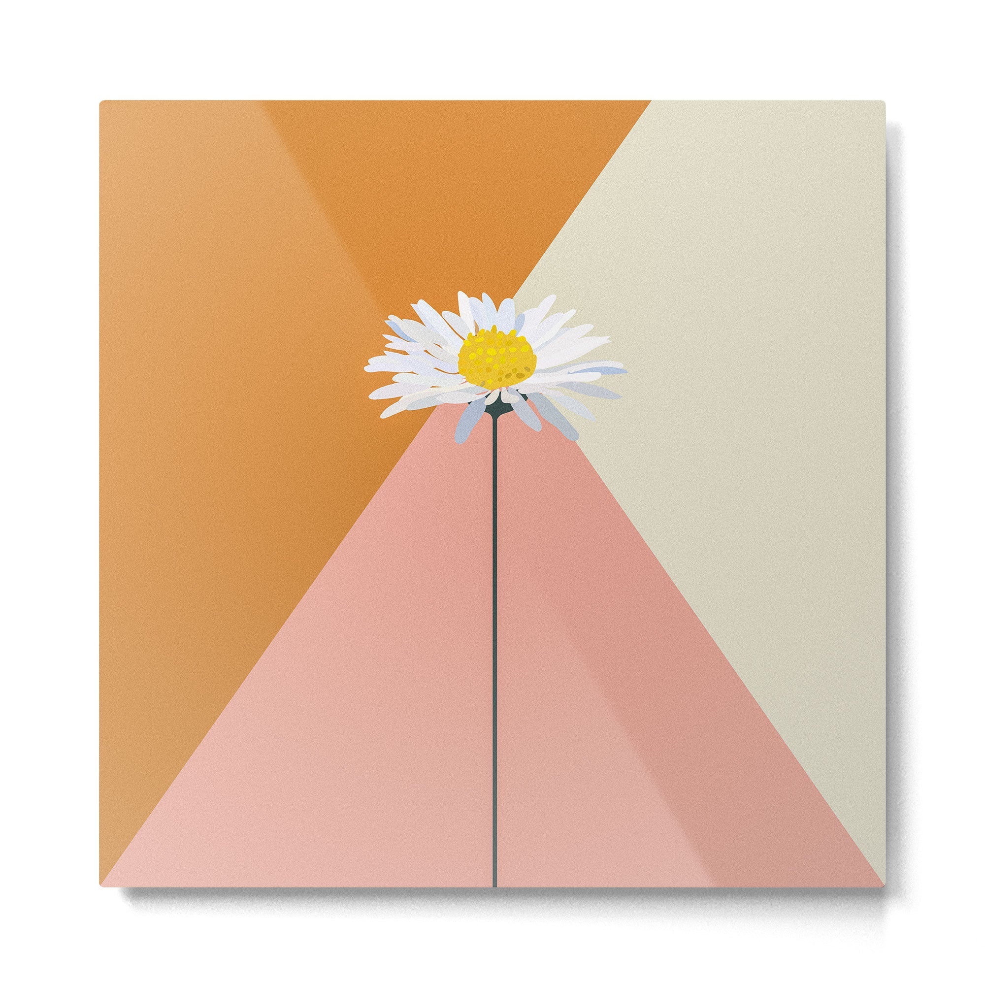 Daisy Love Metal Print | TeksDecor