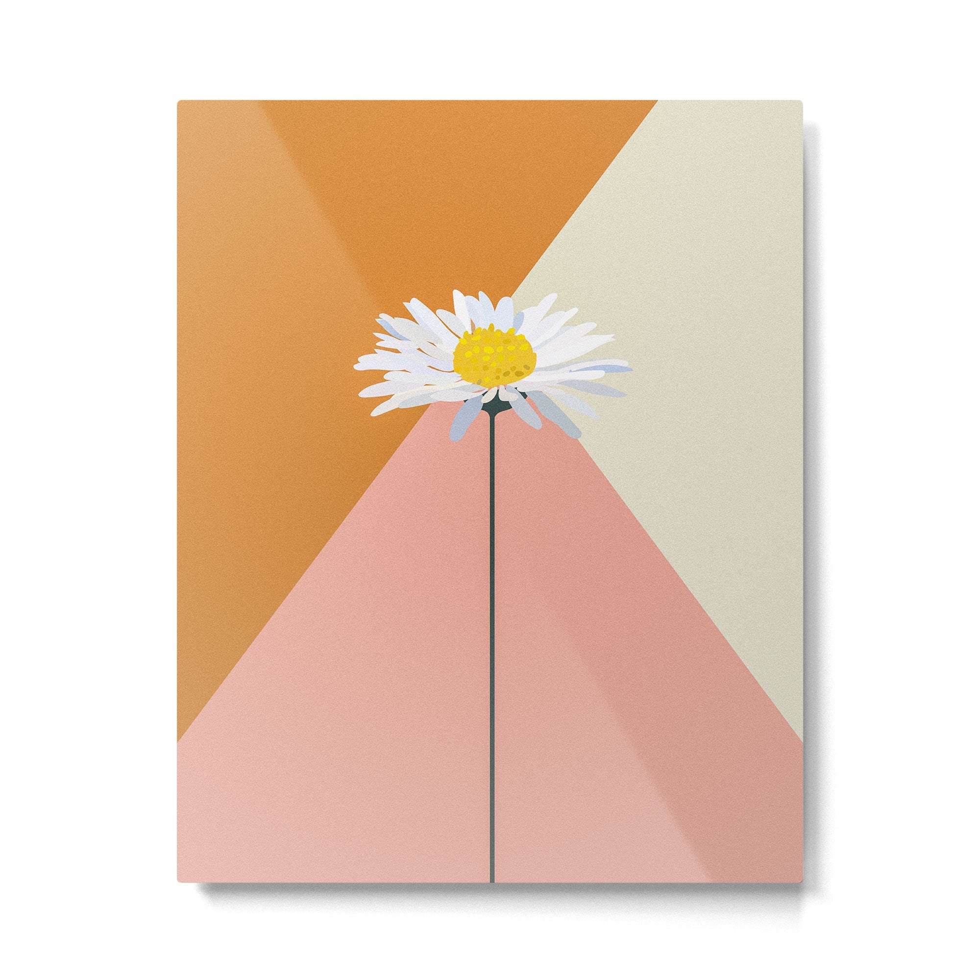 Daisy Love Metal Print | TeksDecor