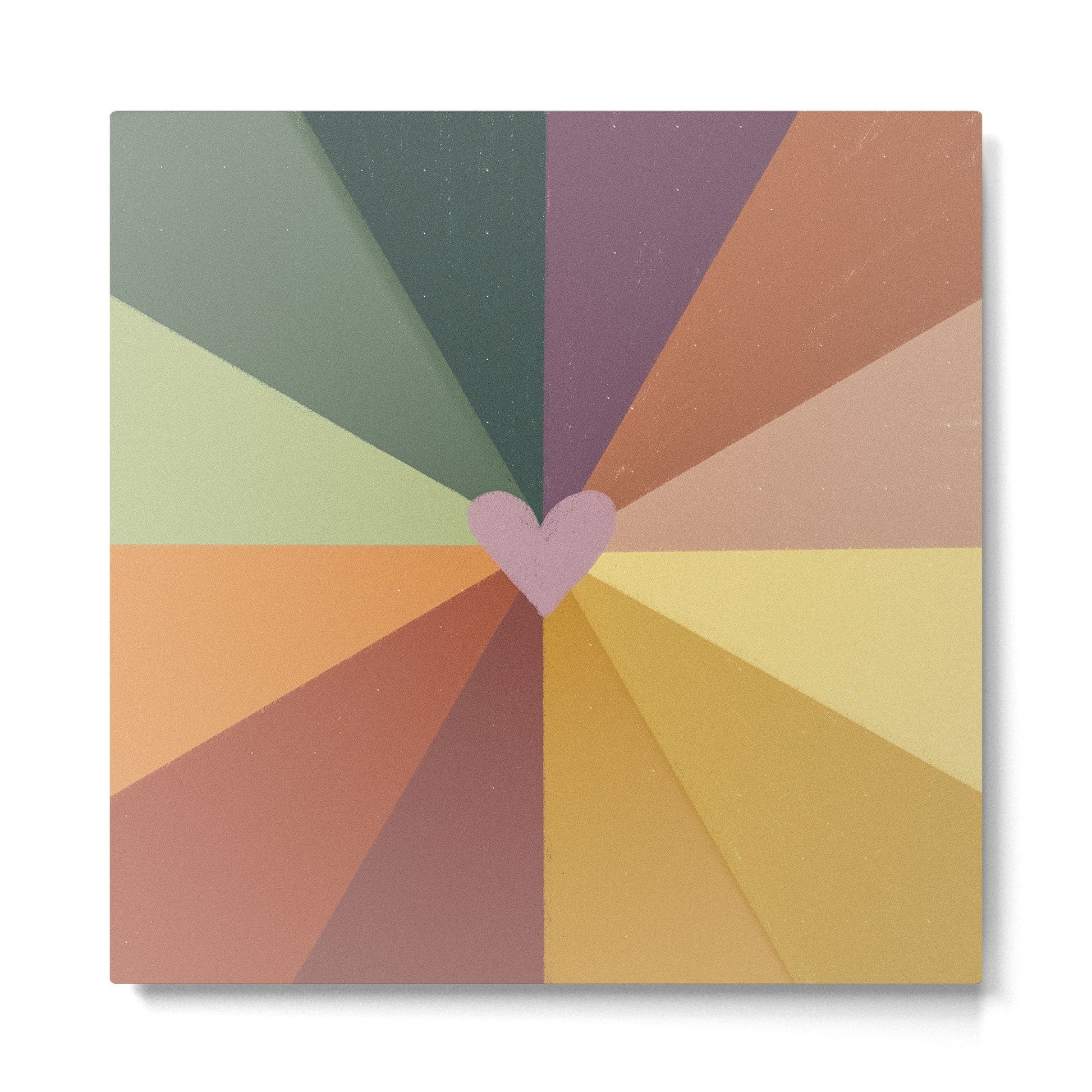 Earthy rainbow Metal Print | TeksDecor